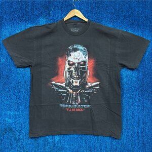The Terminator Ill Be Back Endo-Skeleton T-1000 Movie Tee XL